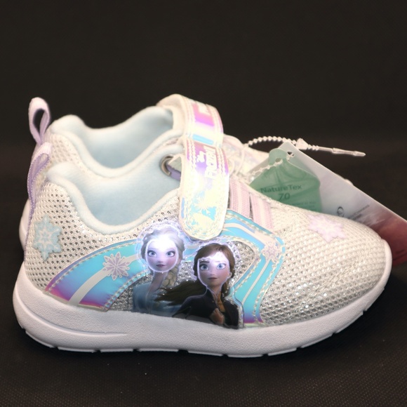 Disney Other - Frozen II Light-up Toddler Sneakers NEW WITH TAG